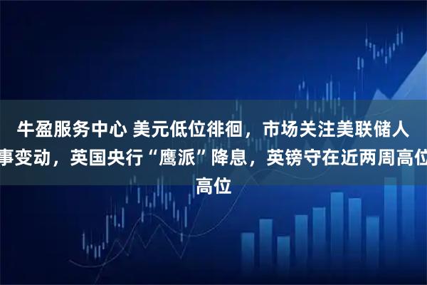牛盈服务中心 美元低位徘徊，市场关注美联储人事变动，英国央行“鹰派”降息，英镑守在近两周高位